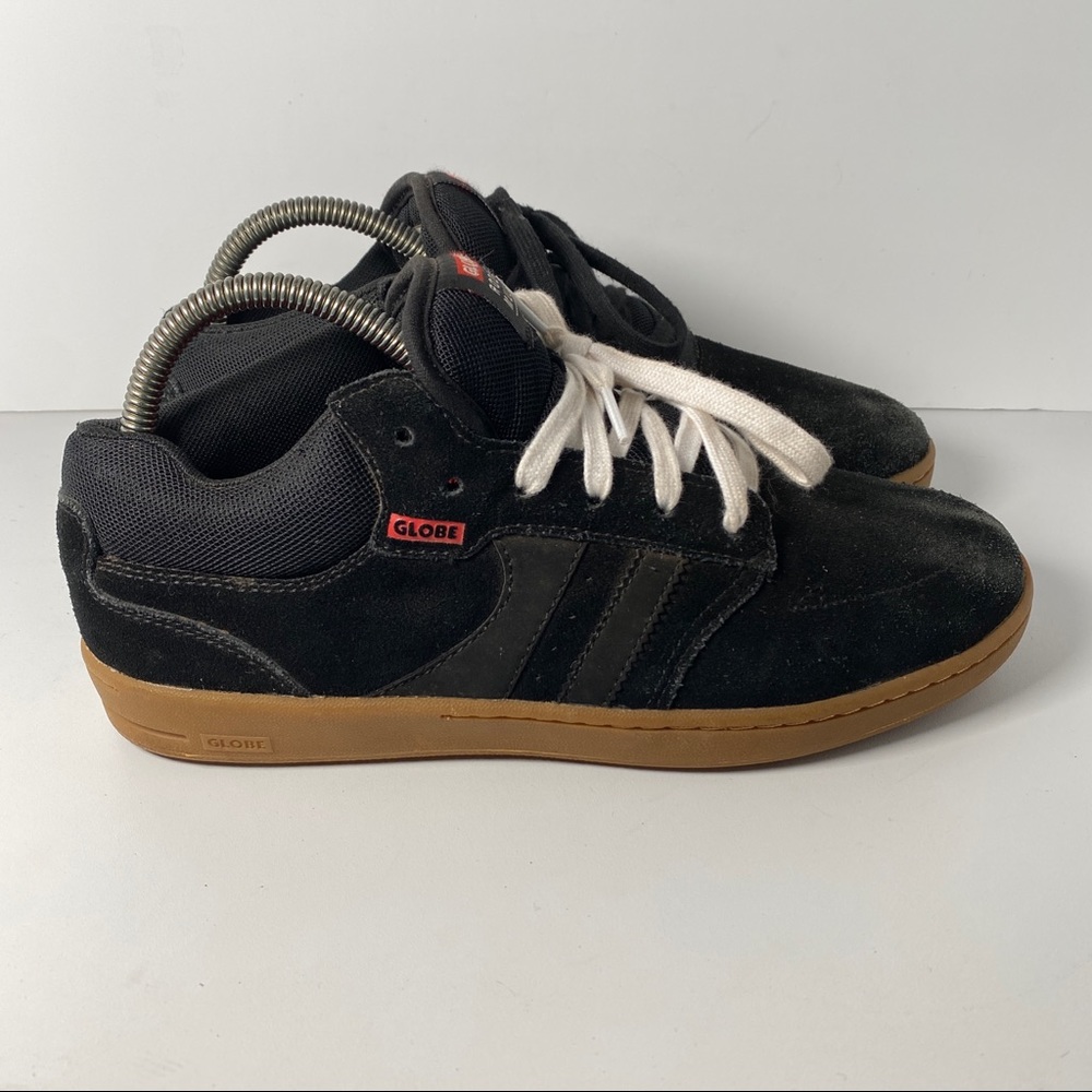 VTG Globe Rodney Mullen Octave Mid RM Suede Skate Shoes Mens Size 8 Black Tan